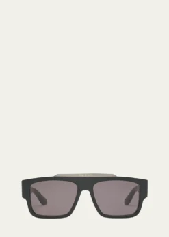 GucciMen's GG1460Sm Acetate Rectangle Sunglasses
