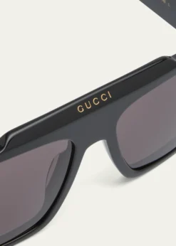 GucciMen's GG1460Sm Acetate Rectangle Sunglasses