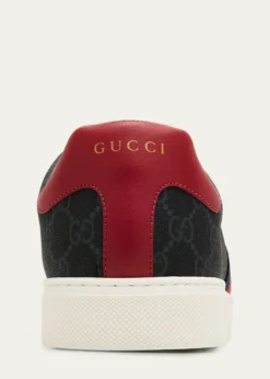 GucciMen's Gucci Ace Low-Top Sneakers with Web