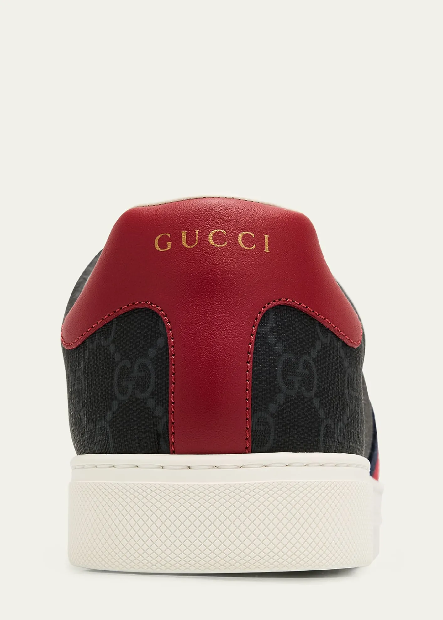 GucciMen's Gucci Ace Low-Top Sneakers with Web