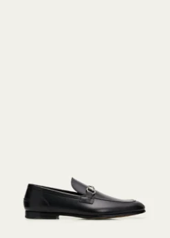 GucciMen's Jordaan Moccasin Leather Bit Loafers