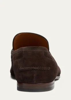 GucciMen's Jordaan Suede Bit Loafers