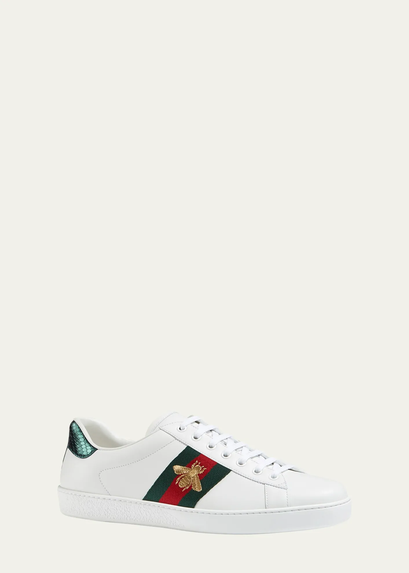 GucciMen's New Ace Embroidered Low-Top Sneakers