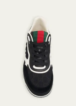 GucciMen's Re-Web GG Supreme Canvas and Leather Sneakers