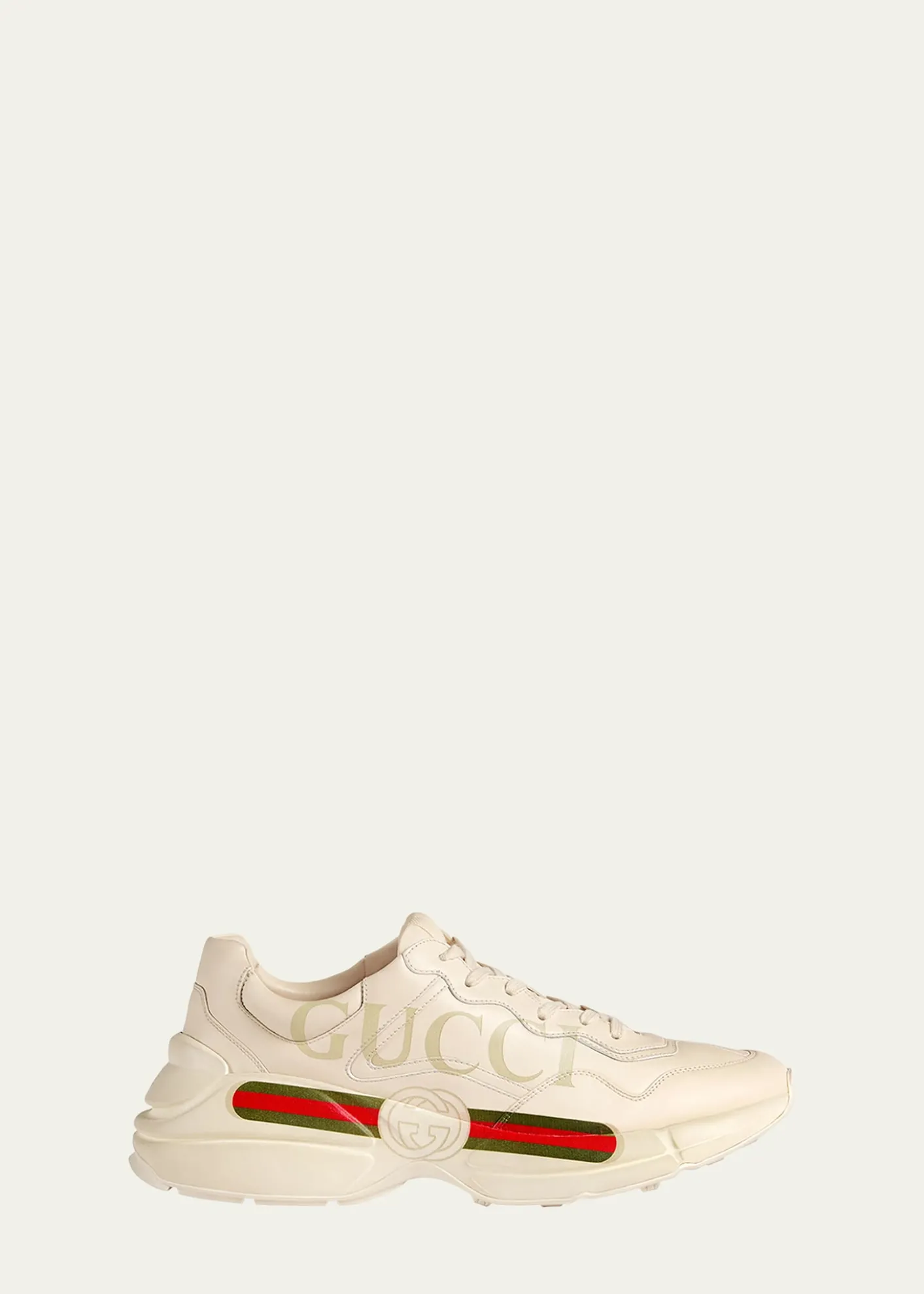 GucciMen's Rhyton Retro Logo Sneakers