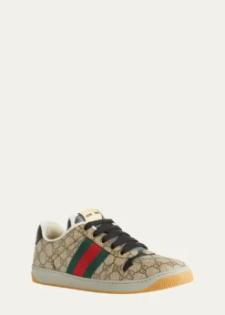 GucciMen's Screener GG Canvas Low-Top Sneakers