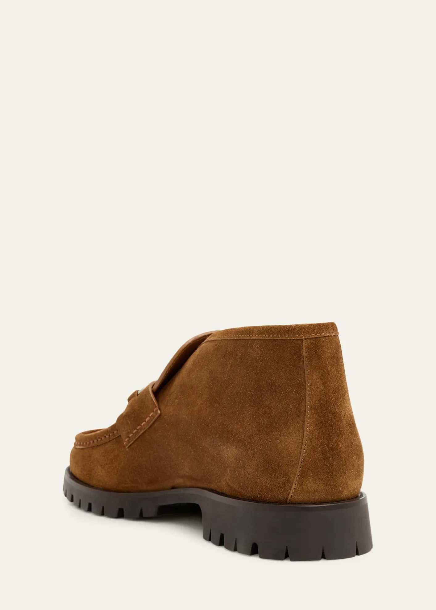 GucciMen's Sylke Suede Bit Lug-Sole Chukka Boots