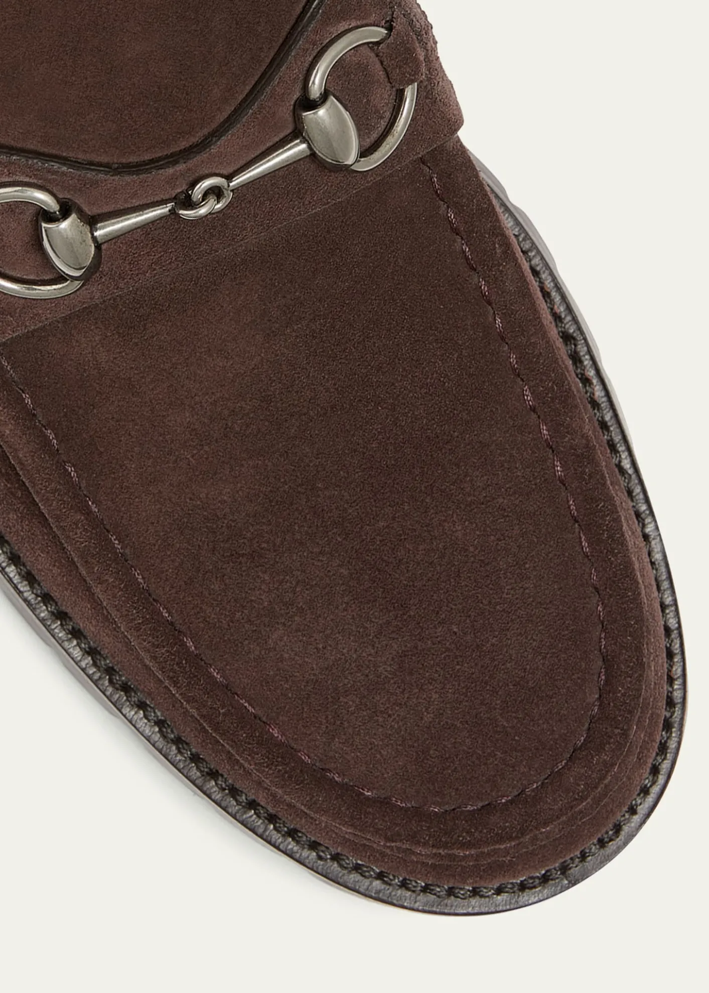 GucciMen's Sylke Suede Bit Lug-Sole Chukka Boots