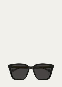 GucciMen's Temple-Logo Square Sunglasses