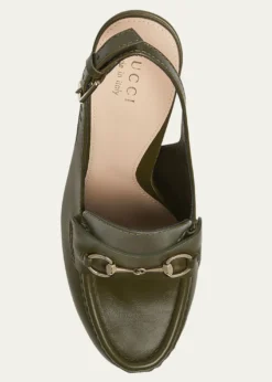 GucciOttavia Leather Platform Loafer Pumps