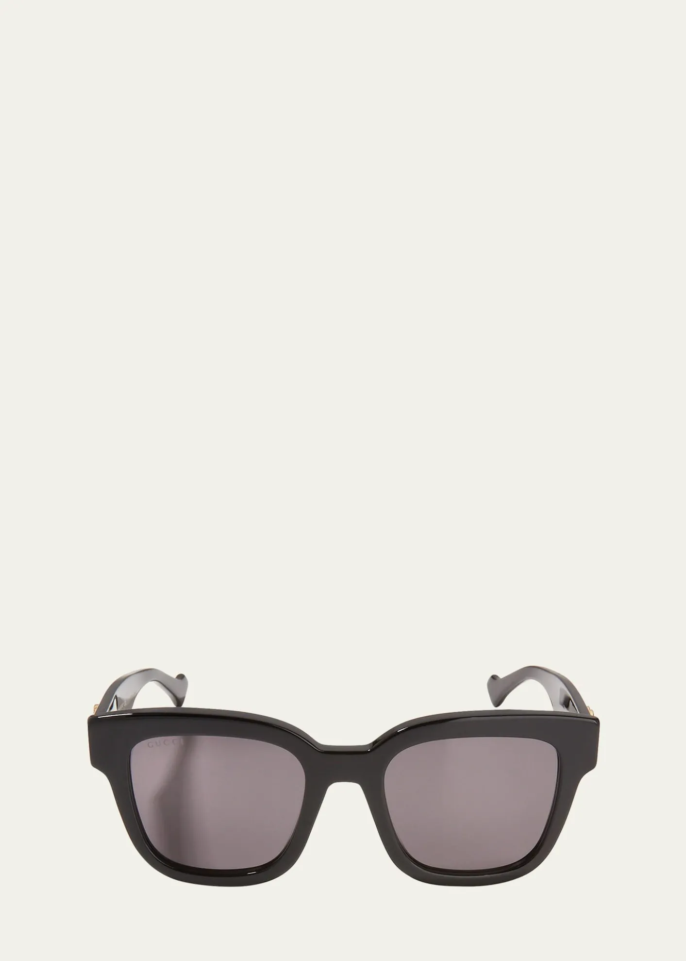 GucciOversized Rectangle Acetate Sunglasses