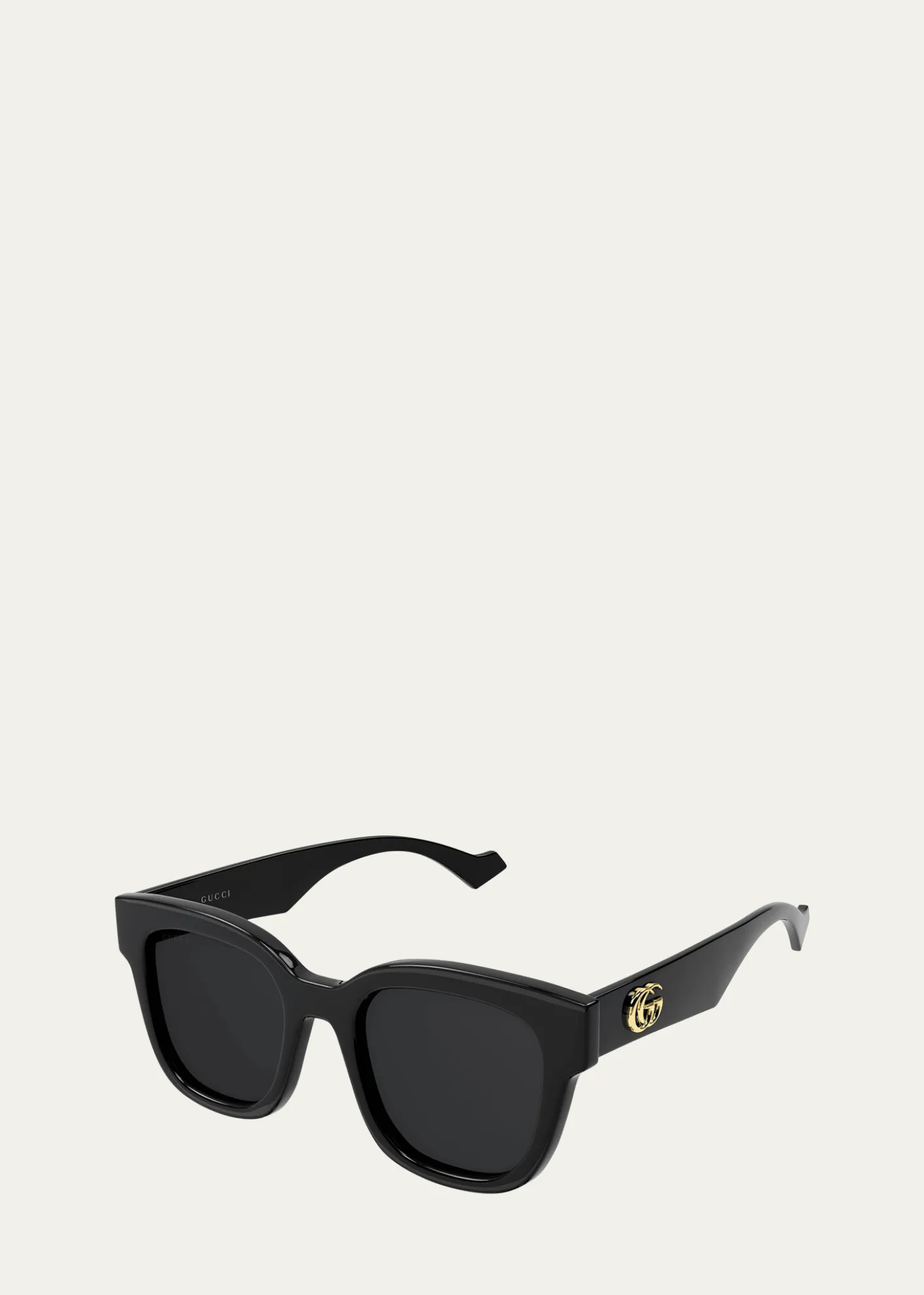 GucciOversized Rectangle Acetate Sunglasses
