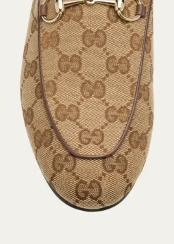 GucciPrincetown GG Canvas Bit Loafer Mules