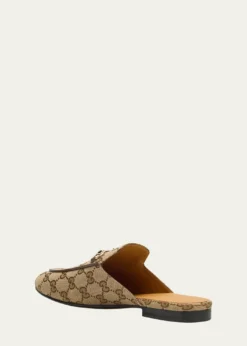 GucciPrincetown GG Canvas Bit Loafer Mules