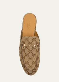 GucciPrincetown GG Canvas Bit Loafer Mules