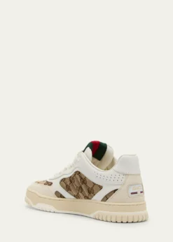 GucciReWeb GG Low-Top Leather Sneakers