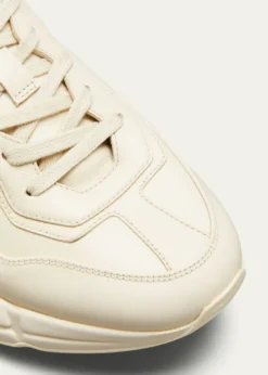 GucciRhyton Gucci Print Leather Trainer