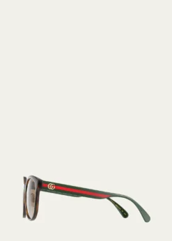 GucciRound Acetate Sunglasses