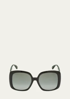 GucciSquare Web Arms Sunglasses