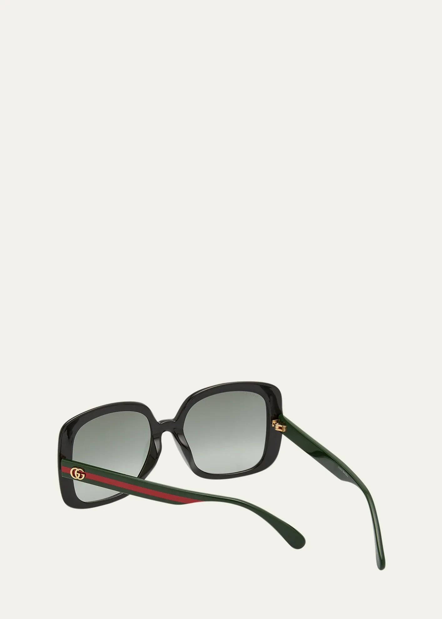 GucciSquare Web Arms Sunglasses