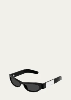 GucciTwo-Tone Acetate Cat-Eye Sunglasses