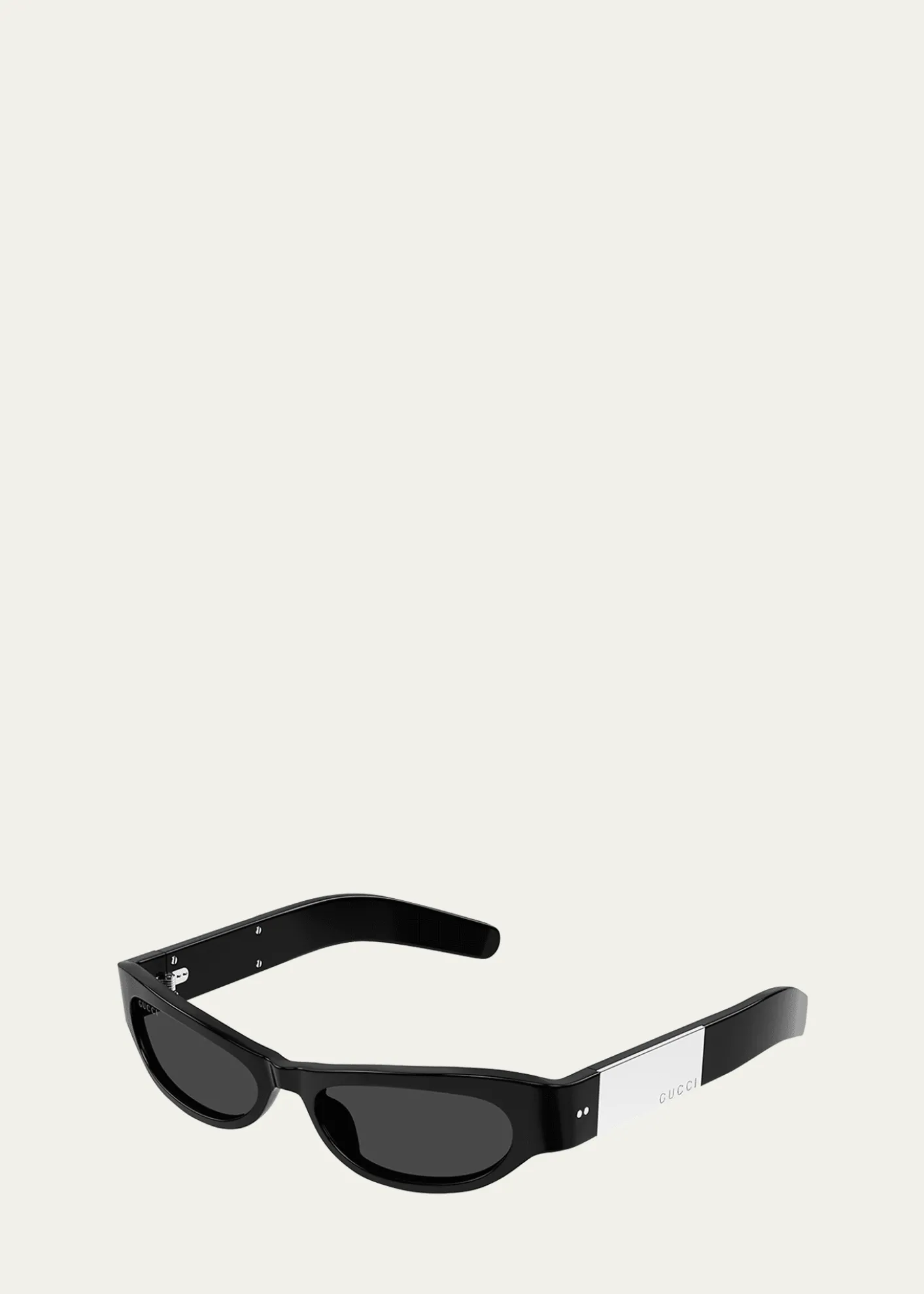 GucciTwo-Tone Acetate Cat-Eye Sunglasses