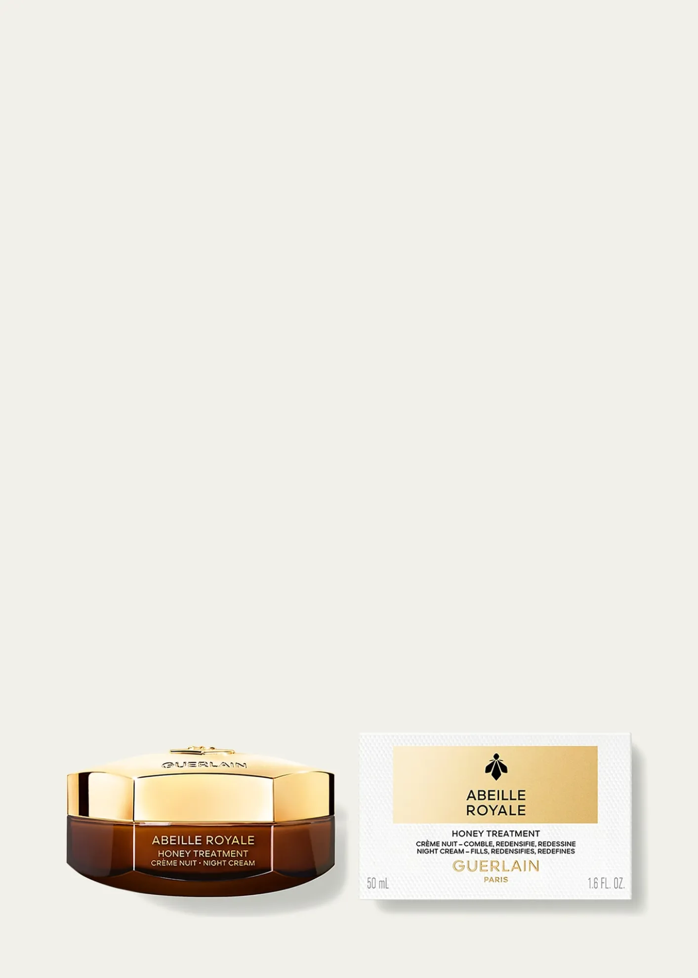 GuerlainAbeille Royale Honey Treatment Night Cream with Hyaluronic Acid, 1.7 oz.