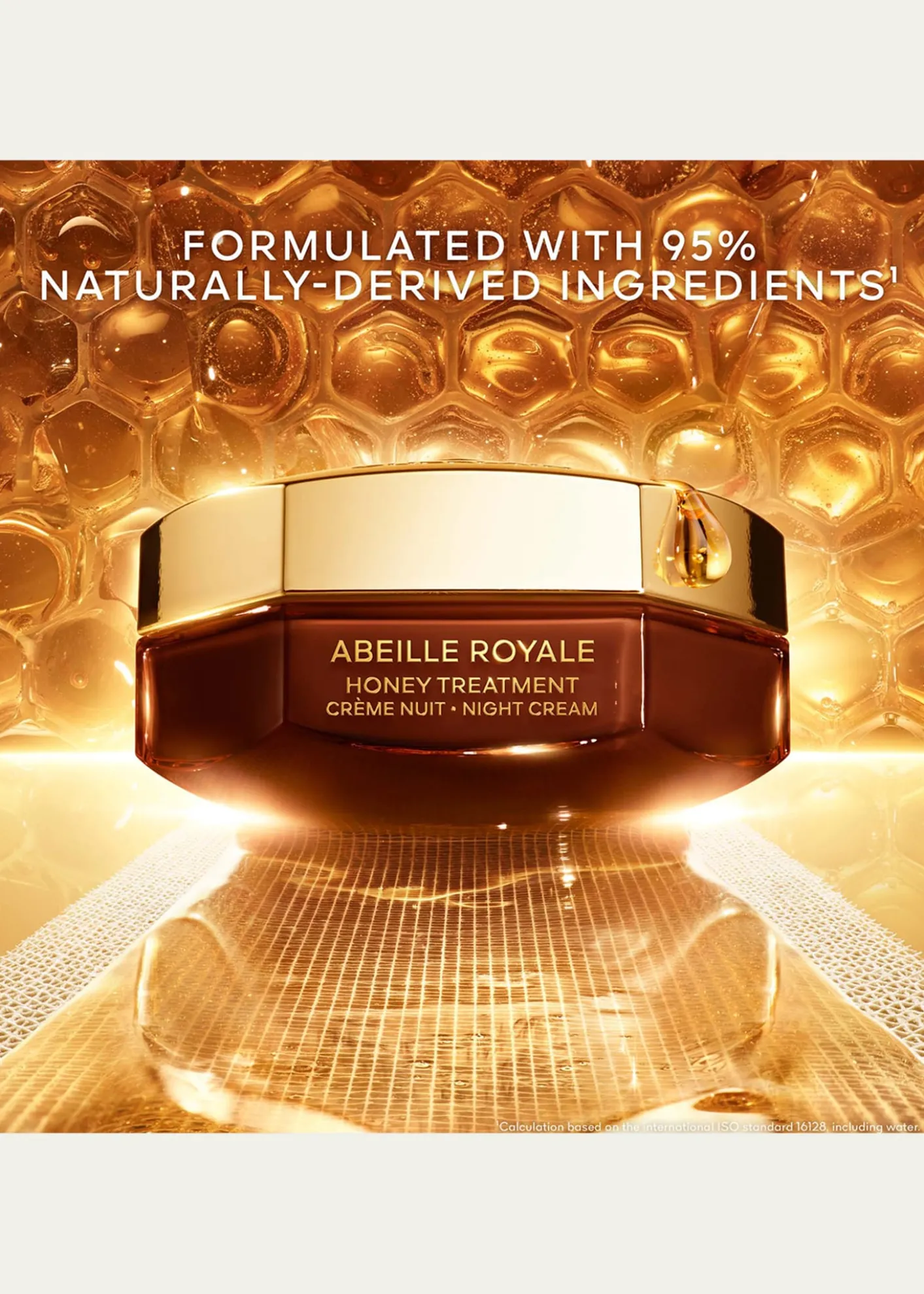 GuerlainAbeille Royale Honey Treatment Night Cream with Hyaluronic Acid, 1.7 oz.