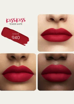 GuerlainKissKiss Tender 16-Hour Comfort Lightweight Luminous Matte Lipstick