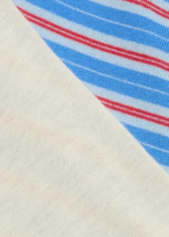 Guest in ResidenceLayered Stripe Cashmere Rugby Sweater