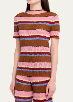 Guest in ResidencePalazzo Rib Striped Top