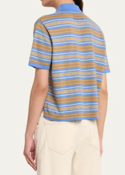 Guest in ResidenceStriped Short-Sleeve Rugby Polo