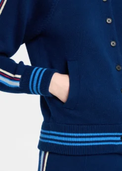 Guest in ResidenceVarsity Cashmere-Cotton Jacket
