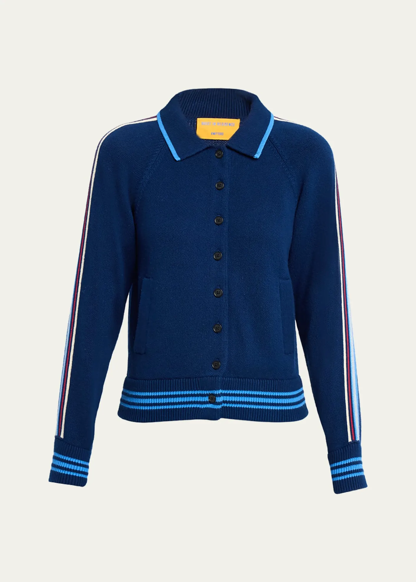 Guest in ResidenceVarsity Cashmere-Cotton Jacket