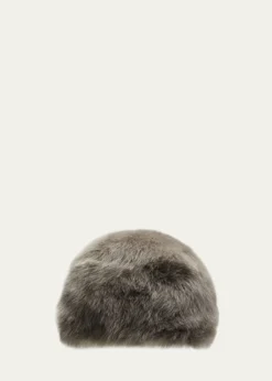 Gushlow and ColeToscana Shearling Russian Hat