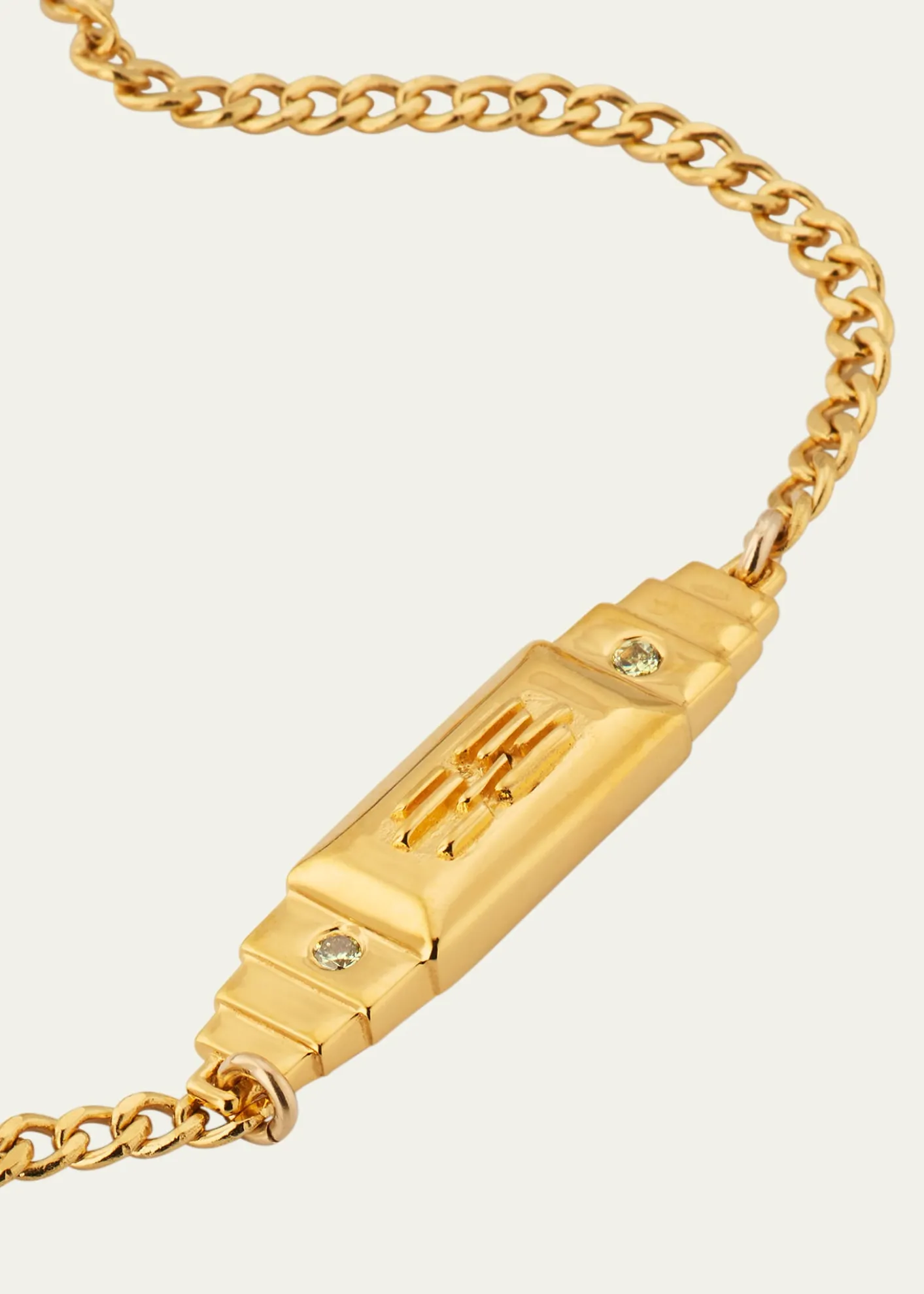 Gwen BelotiGold-Filled Gold Bar Block Bracelet