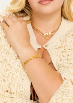Gwen BelotiBlock Chain Necklace