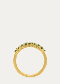 Gwen BelotiCZ Emerald Baguette Ring