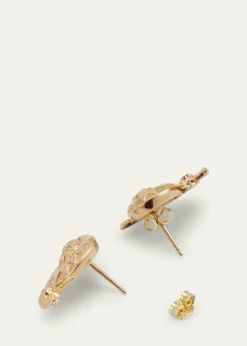 Harwell GodfreySnail Stud Earrings with Diamonds