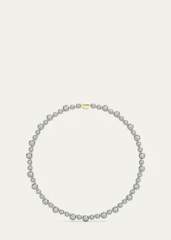 HauteCarat18K Georgian Cut Lab Grown Diamond Necklace