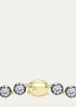HauteCarat18K Georgian Cut Lab Grown Diamond Necklace
