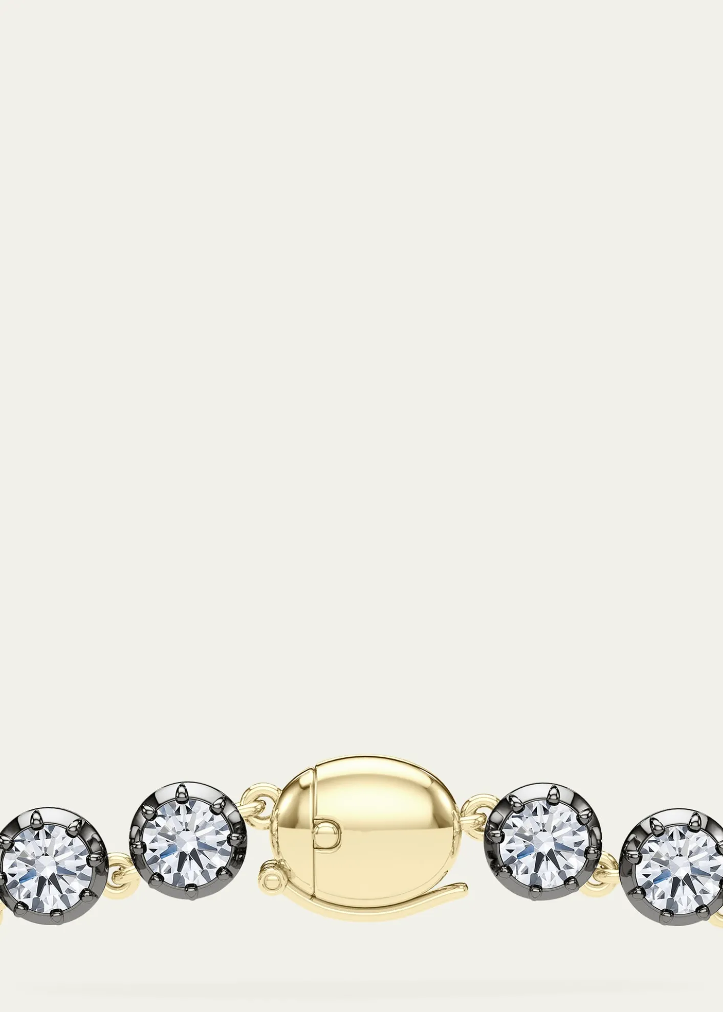 HauteCarat18K Georgian Cut Lab Grown Diamond Necklace