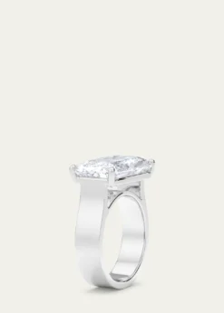 HauteCaratMen's Radiant Lab Grown Diamond East-West Band