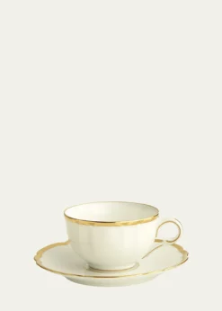 Haviland & ParlonColette Gold Cup and Saucer