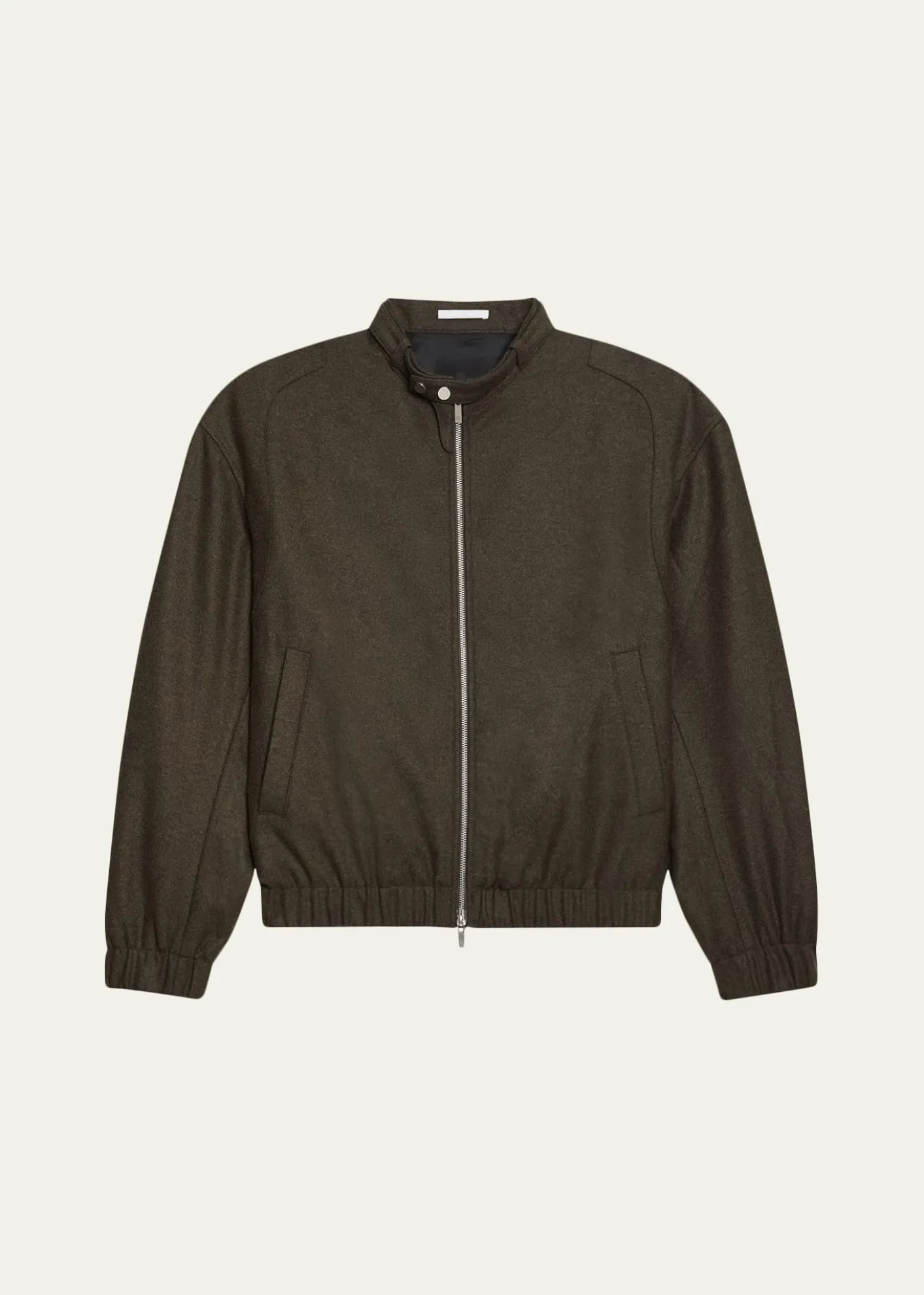 Helmut LangMen's Belted Wool-Blend Bomber Jacket