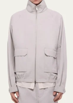 Helmut LangMen's Utility Cropped Parka Jacket
