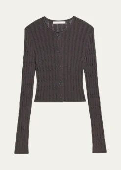 Helmut LangCable-Knit Cardigan