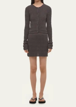 Helmut LangCable-Knit Cardigan