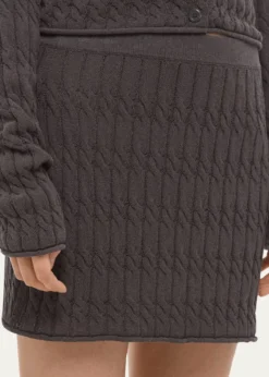 Helmut LangCable-Knit Mini Skirt