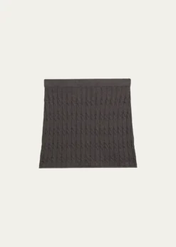 Helmut LangCable-Knit Mini Skirt